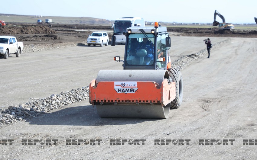 Foreign journalists review Fuzuli-Shusha Victory Road construction