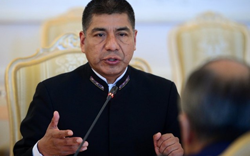 Bolivian foreign minister to arrive in Azerbaijan tomorrow