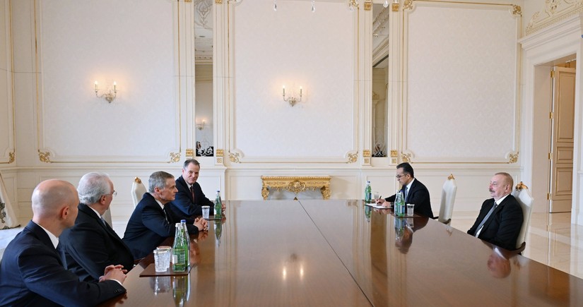 Ильхам Алиев принял представителей мормонской церкви США и Фонда Стирлинга