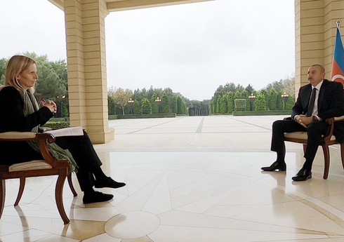 Президент Ильхам Алиев дал интервью телеканалу BBC News