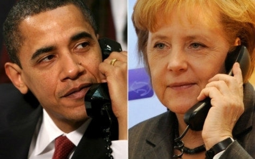 ​Ağ Ev: Obama ilə Merkel Minsk razılaşmasını müzakirə ediblər