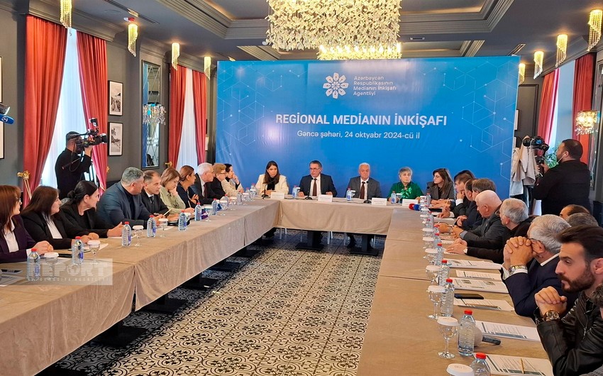 Gəncədə regional medianın inkişafına həsr olunan tədbir keçirilir 