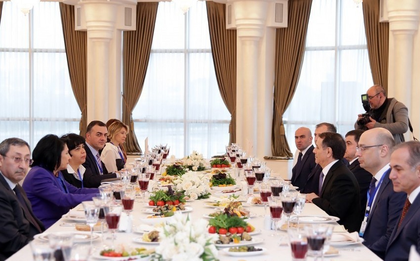Prime Minister of Azerbaijan and the President of Georgia have joint dinner