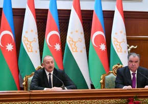 Ilham Aliyev: I was very pleased to see rapid development of Dushanbe, which is getting prettier year by year