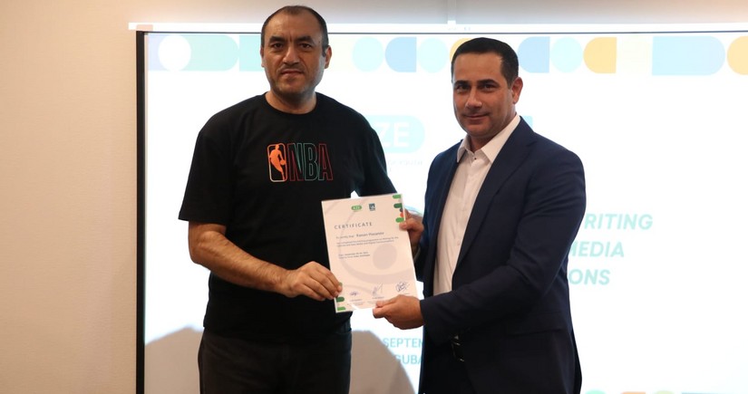 İdman jurnalistləri üçün Qubada təşkil olunmuş təlim başa çatıb