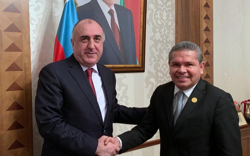 Elmar Mammadyarov meets head of Colombian Senate Commission