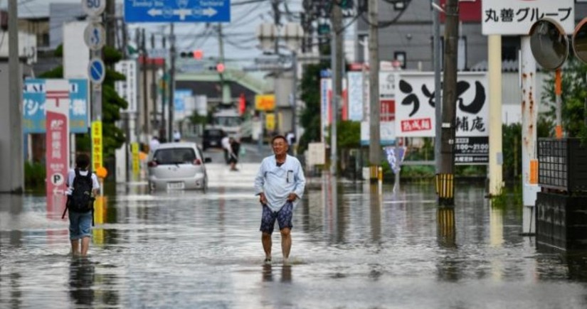 Six people dead, two missing in Japan after torrential downpours