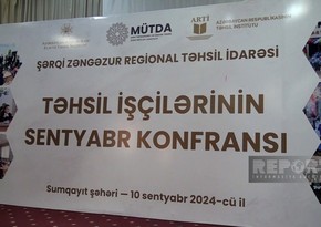 Şərqi Zəngəzur Regional Təhsil İdarəsi üzrə təhsil işçilərinin sentyabr konfransı keçirilib 