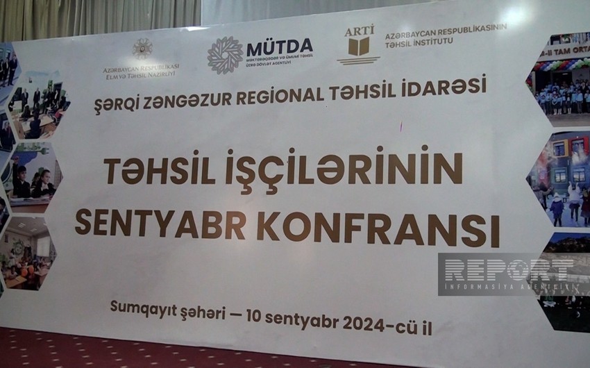 Şərqi Zəngəzur Regional Təhsil İdarəsi üzrə təhsil işçilərinin sentyabr konfransı keçirilib 