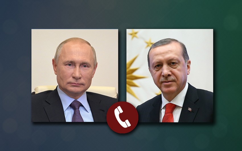 Putin, Erdogan discuss situation in Karabakh