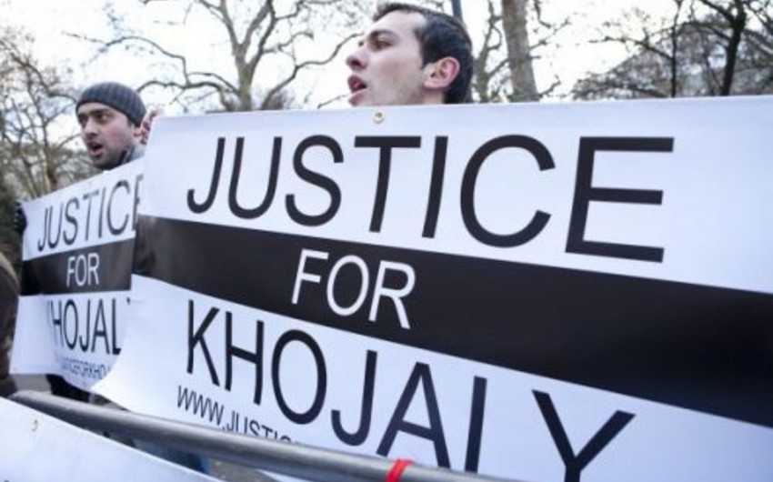 Justice for Khojaly action took place in front of Canadian Parliament