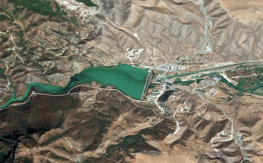 Азеркосмос поделился спутниковой фотографией Суговушана
