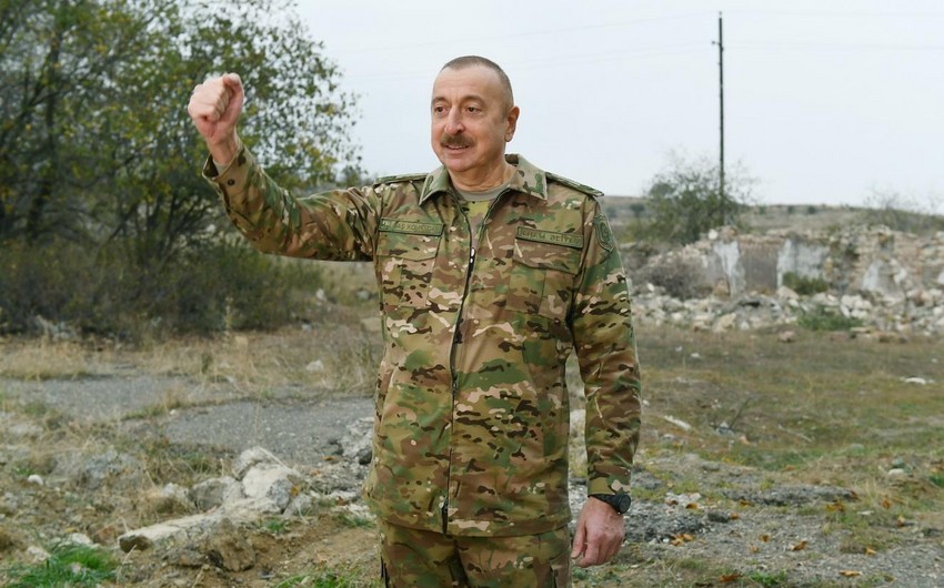 Президент Ильхам Алиев: Все 44 дня мы шли только вперед!