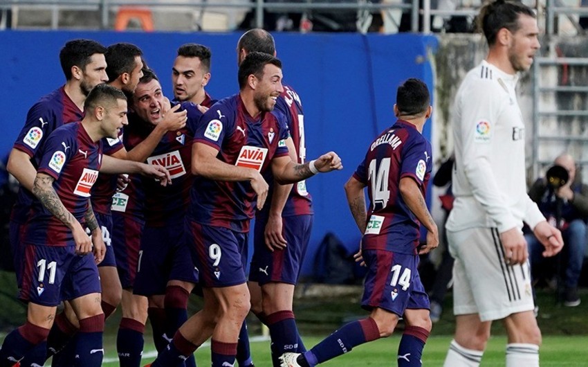 Real Madrid tarixində ilk dəfə Eybara məğlub olub