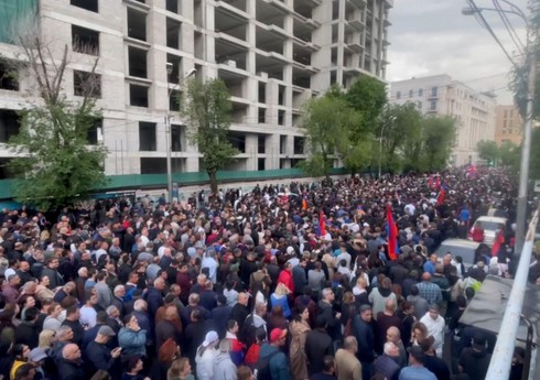 В Ереване в ходе акции протеста задержано 67 человек