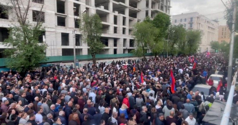 В Ереване в ходе акции протеста задержано 67 человек