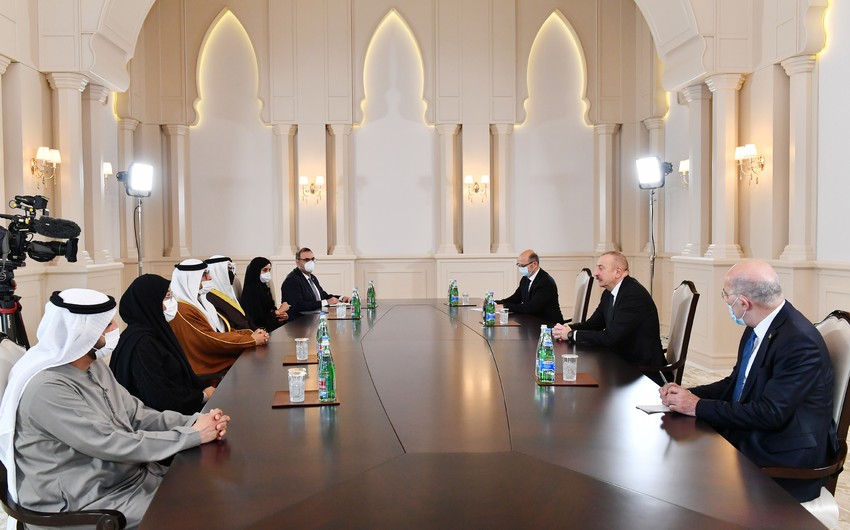 Ilham Aliyev receives UAE Minister of Energy and Infrastructure