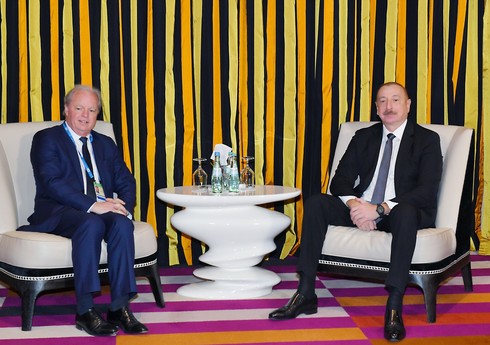Президент Ильхам Алиев встретился в Мюнхене с управляющим директором Всемирного банка