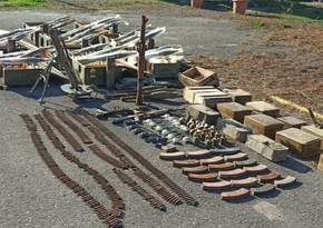 Weapons left by retreating Armenians found in Fuzuli