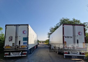 Food cargo sent from Baku for Karabakh Armenians waiting on Aghdam-Khankandi road for 7th day