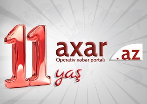 Axar.az xəbər saytı 11 yaşını qeyd edir