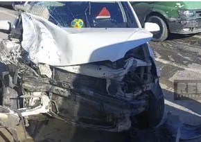 Eight people injured in road accident on Baku-Sumgayit highway