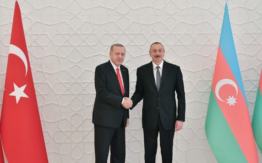 Президент Ильхам Алиев поздравил Реджепа Тайипа Эрдогана