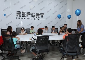 Festive atmosphere at Report News Agency on Children's Day