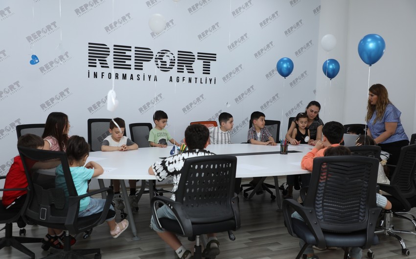 Festive atmosphere at Report News Agency on Children's Day