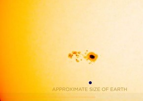 NASA shows footage of a giant sunspot - VIDEO