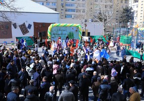 Bakının Nizami və Nəsimi rayonlarında bayram şənliyi keçirilib