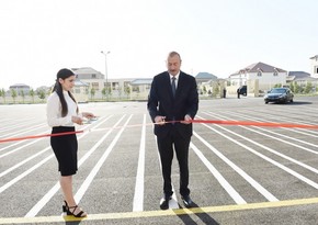 President Ilham Aliyev inaugurates secondary school No 28 in Mashtagha