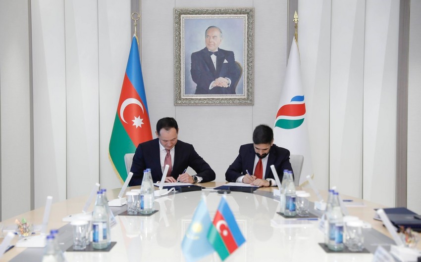 SOCAR ilə Qazaxıstanın QazaqGaz şirkəti arasında Anlaşma Memorandumu imzalanıb