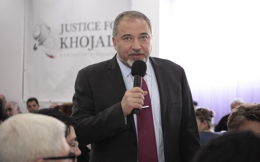 Israeli Foreign Minister made a speech at honouring ceremony of Khojaly massacre