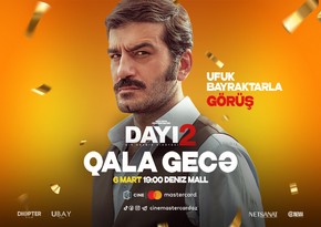 CineMastercardda “Dayı: Bir Adamın Hikayesi 2” filminin aktyoru ilə görüş keçiriləcək
