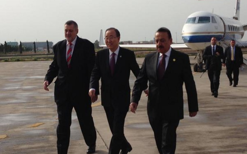 UN Secretary-General arrives in Iraq