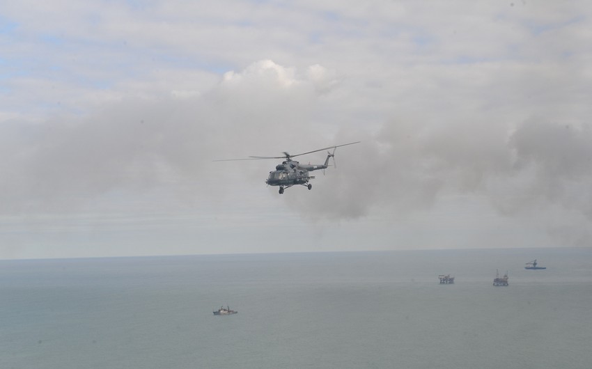 Search for missing oilmen launched in Turkmen sector of the Caspian Sea