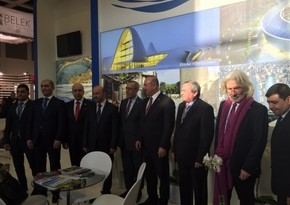 Mevlut Cavusoglu visited Azerbaijani stand at exhibition ITB 2015