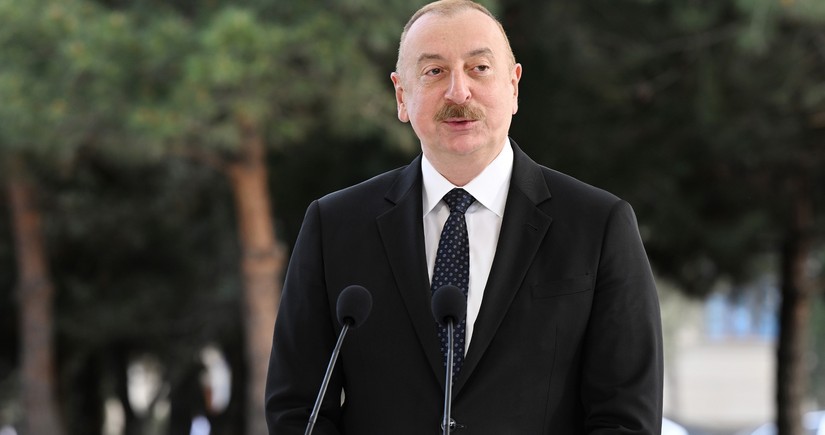 Ильхам Алиев: Памятник Чингизу Айтматову в Баку будет еще одним символом нашей дружбы, нашего братства и нашего единства