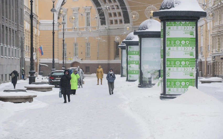 14 people hospitalized with frostbite in Russia’s St. Petersburg