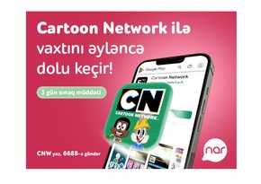 “Nar” yüksək keyfiyyətli “Cartoon Network” oyunlarına giriş imkanı təqdim edir