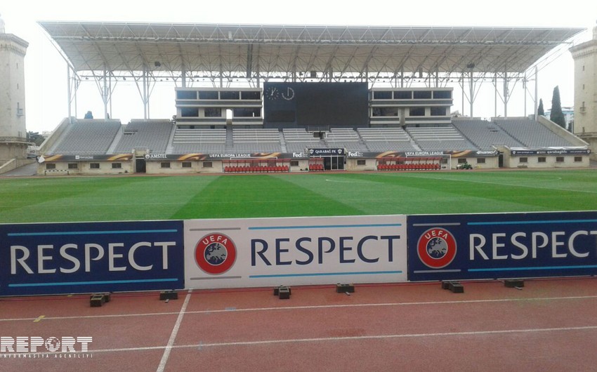 Республиканский стадион имени Тофика Бахрамова готов к матчу между Карабахом и ПАОК