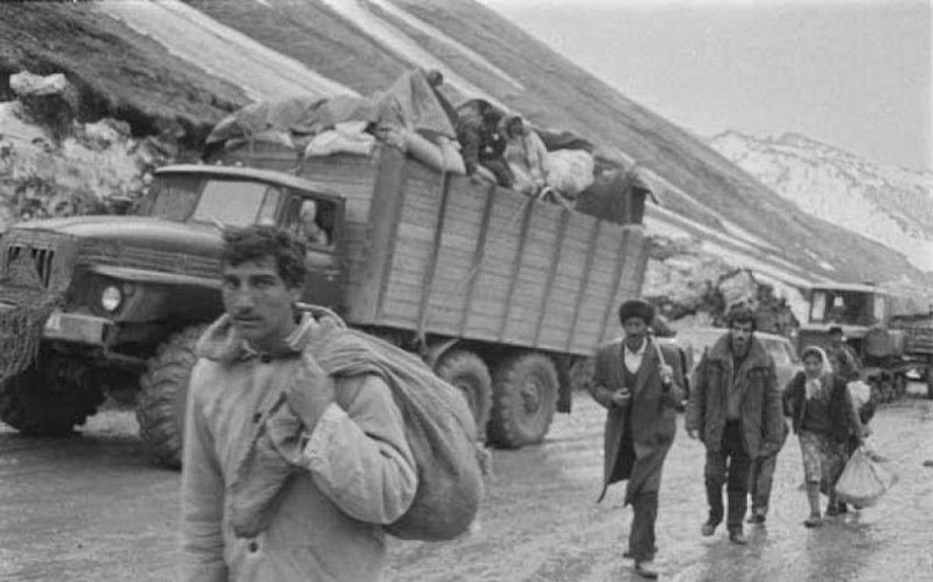 Azərbaycanlıların Ermənistandan deportasiyasından 33 il ötür