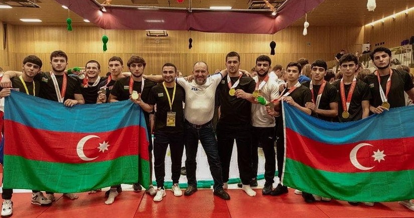 Azerbaijani sumo team ranks second at European Championships in Switzerland