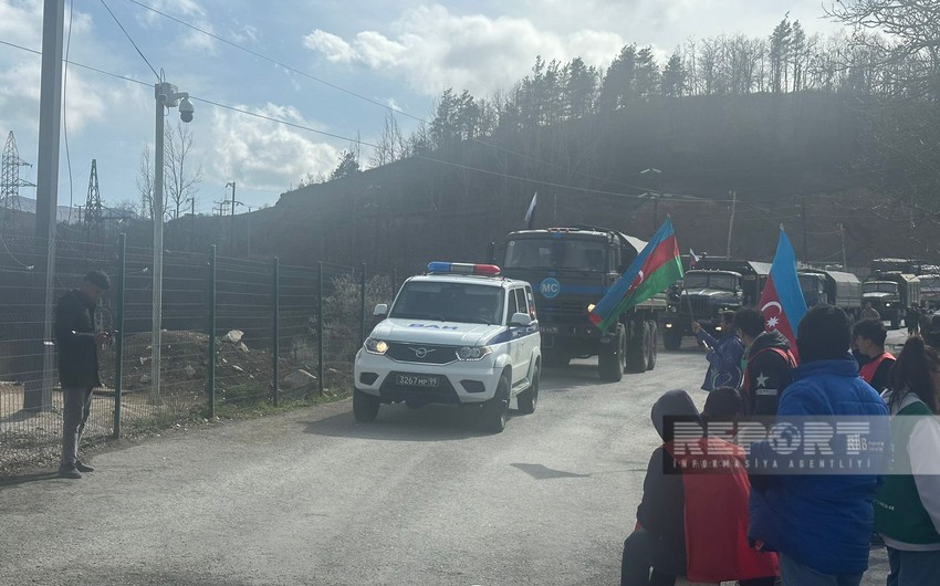 По дороге Ханкенди-Лачын беспрепятственно проехали 49 автомобилей миротворцев