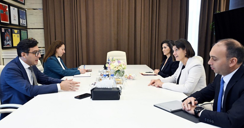 Fərid Qayıbov Beynəlxalq Xizək Alpinizmi Federasiyasının prezidentini qəbul edib