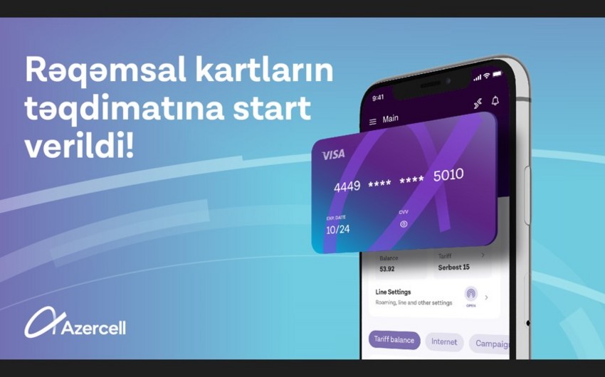 Azercell Telecom rəqəmsal kartının növbəli aktivasiyasına start verdi!