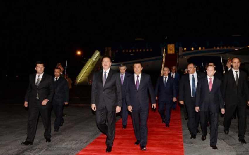 Azerbaijani President Ilham Aliyev pays  an official visit to Republic of Tajikistan
