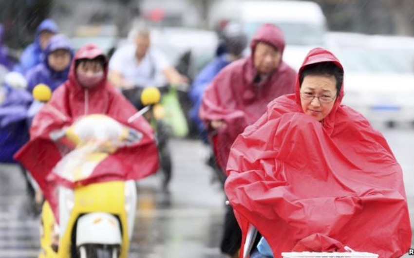 Güclü tufan Çində dörd nəfərin ölümünə səbəb olub