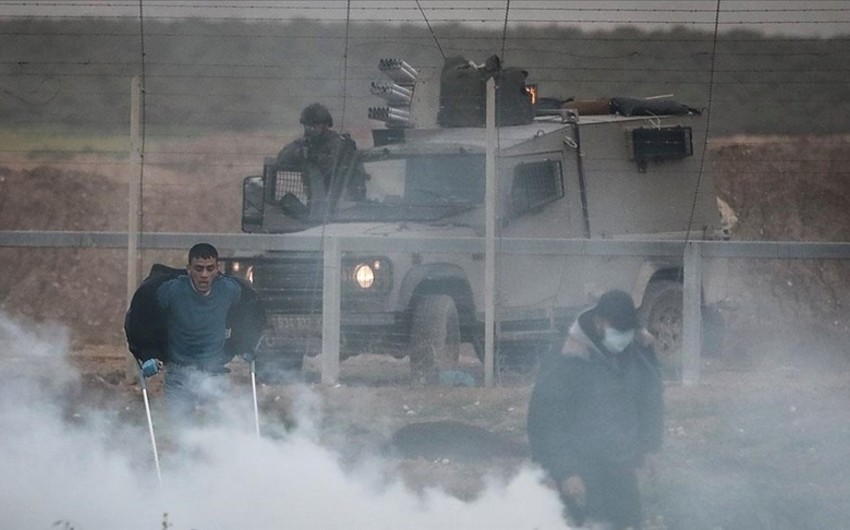 İsrail hərbçiləri Qəzzada 4 fələstinlini yaralayıblar